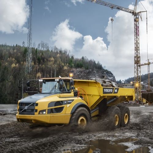 Volvo A40g, Topspot