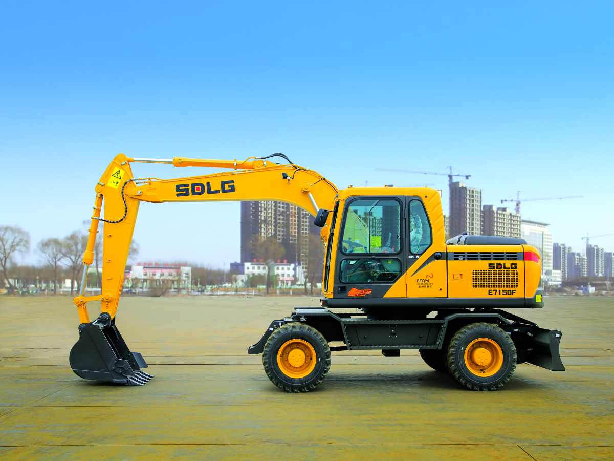 wheeled excavators e7150f