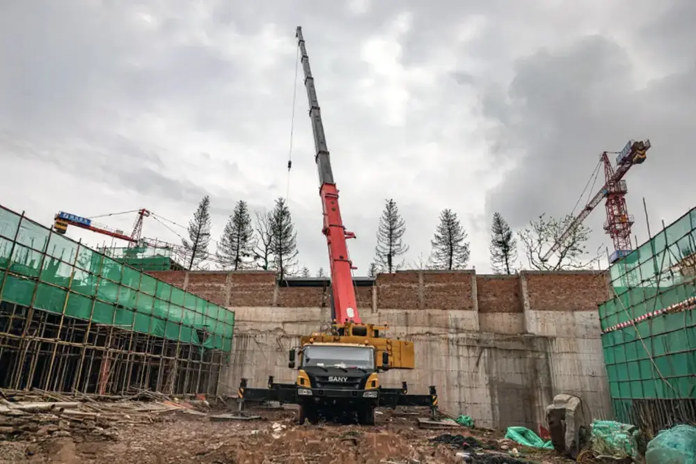 Sany All terrain crane SAC1300T2 on-site