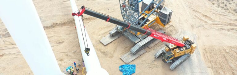 The Logistics of Gigantic Builds: Transporting and Assembly Mega-Cranes